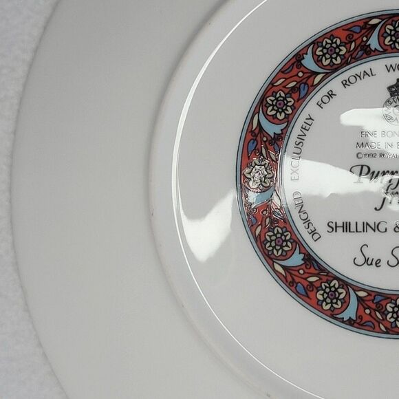 Vintage Royal Worcester Schilling & Sixpence Purrfect Friends Sue Sculland GUC - Picture 12 of 12